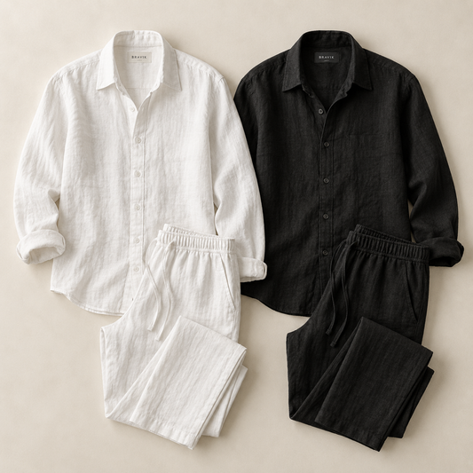 BRAVIK Linen Shirt & Pants Set