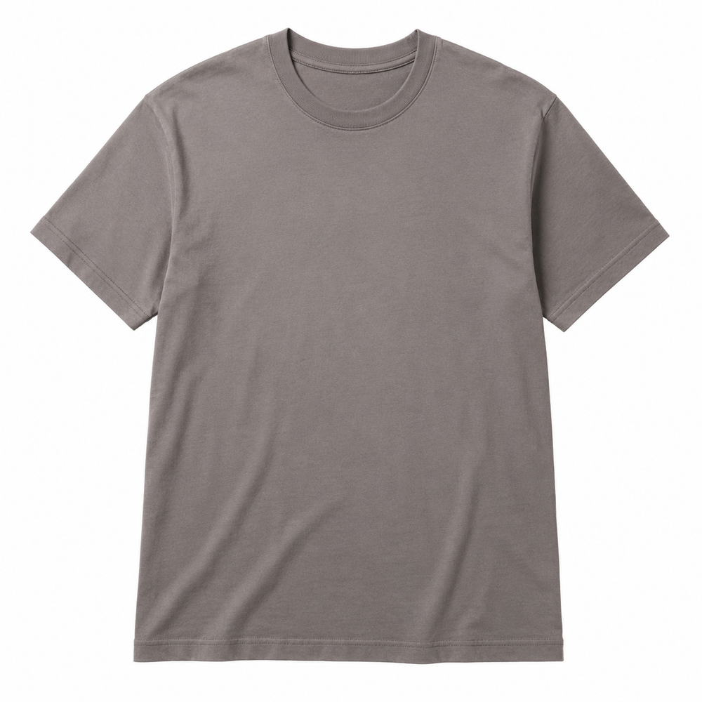 BRAVIK Trust Your Crazy Idea Printed T-Shirt — Grey