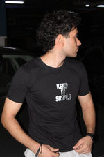 BRAVIK Keep It Simple Printed T-Shirt — Black
