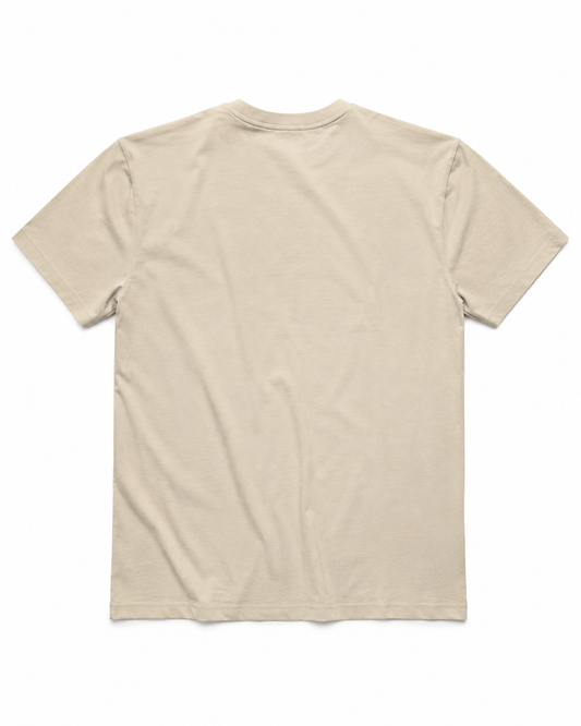 BRAVIK Chill Out Printed T-Shirt — Beige