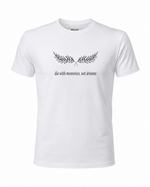 BRAVIK Die With Memories Not Dreams Printed T-Shirt - White - Product Front (Main)