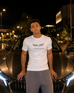 BRAVIK Die With Memories Not Dreams Printed T-Shirt - White - Model Lifestyle