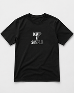 BRAVIK Keep It Simple Printed T-Shirt — Black