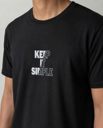 BRAVIK Keep It Simple Printed T-Shirt — Black